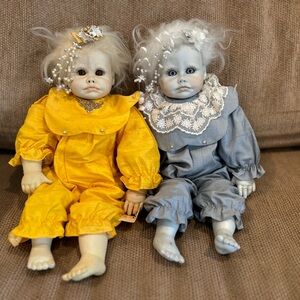 SASKIA Dolls. Beautifully Detailed Moon Child & Sun Child ☀️✨🌕